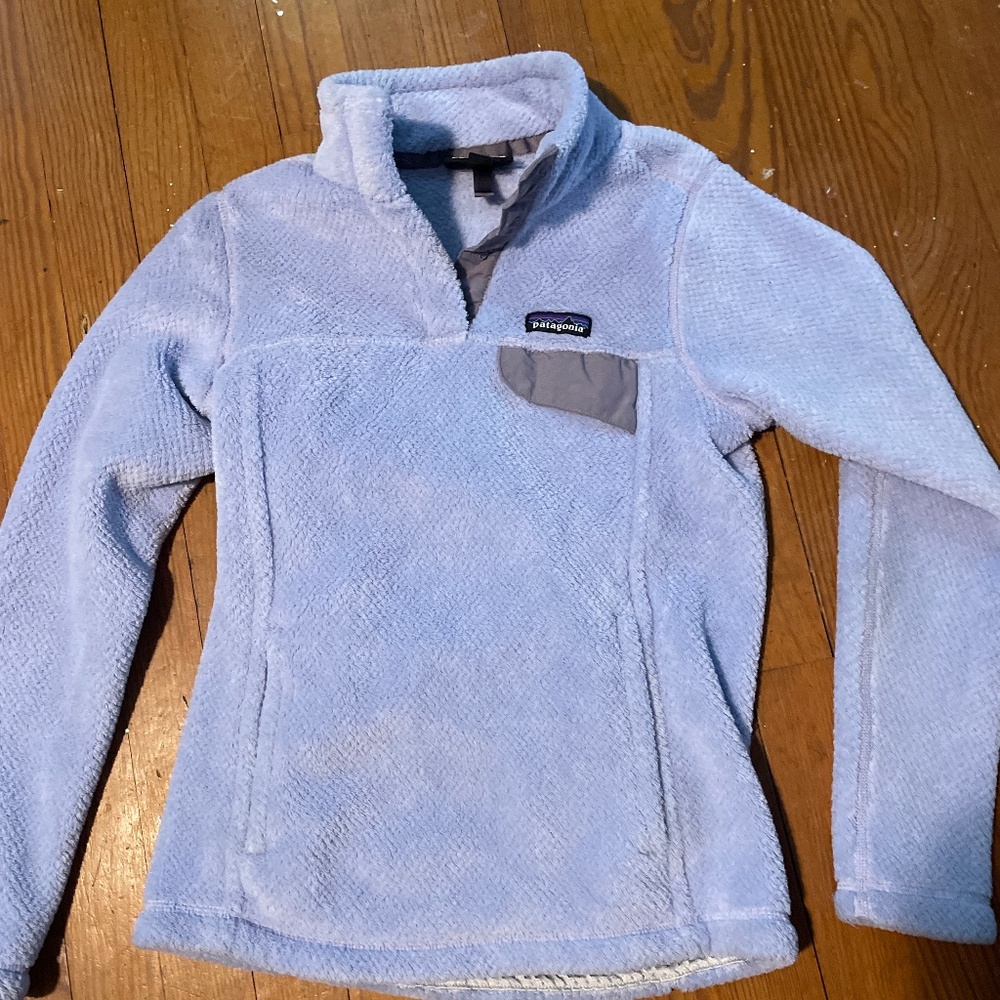 Patagonia purple sweater